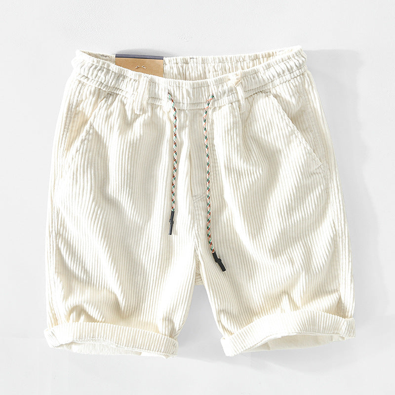 Viktor | Men’s Comfortable Summer Cord Shorts - Lunavitae