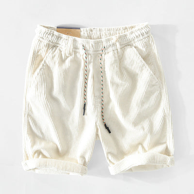 Viktor | Men’s Comfortable Summer Cord Shorts - Lunavitae