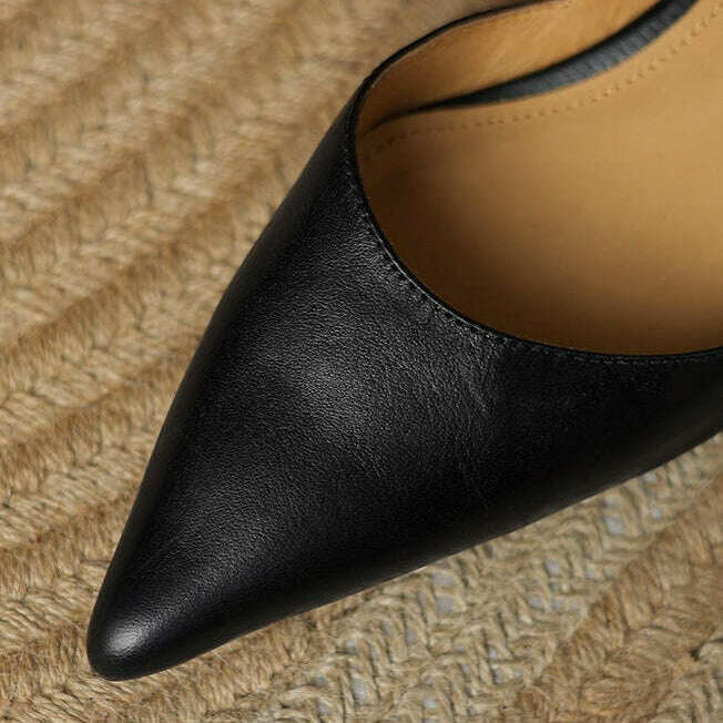 Womens Carlen Genuine Leather Heels