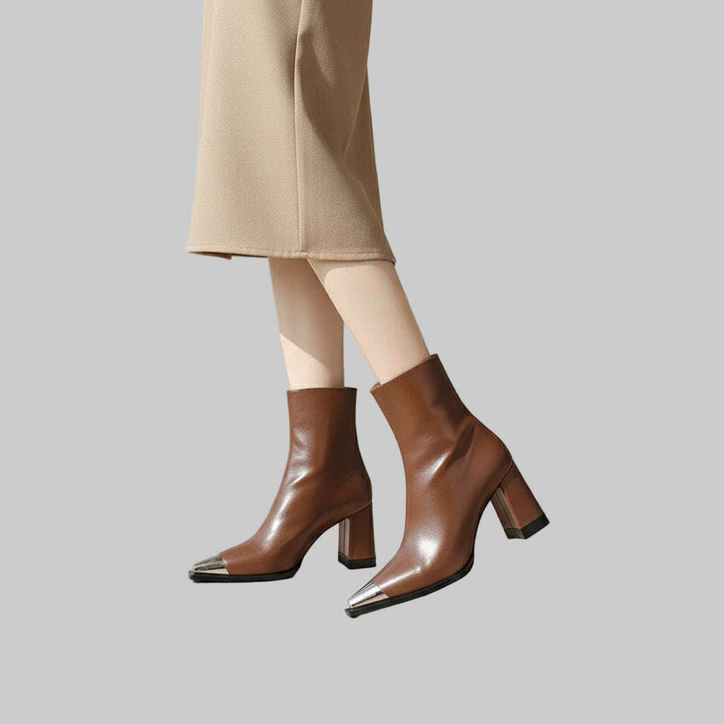 Womens Elyth Genuine Leather Boots