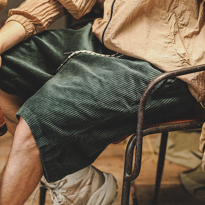 Viktor | Men’s Comfortable Summer Cord Shorts - Lunavitae