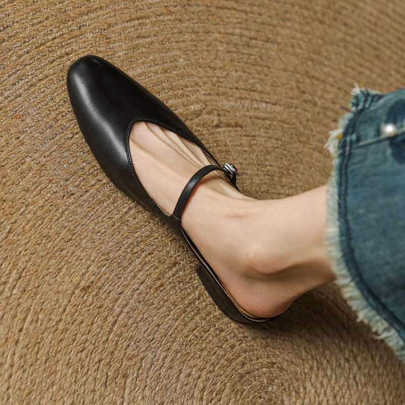 Womens Merisa Genuine Leather Mules
