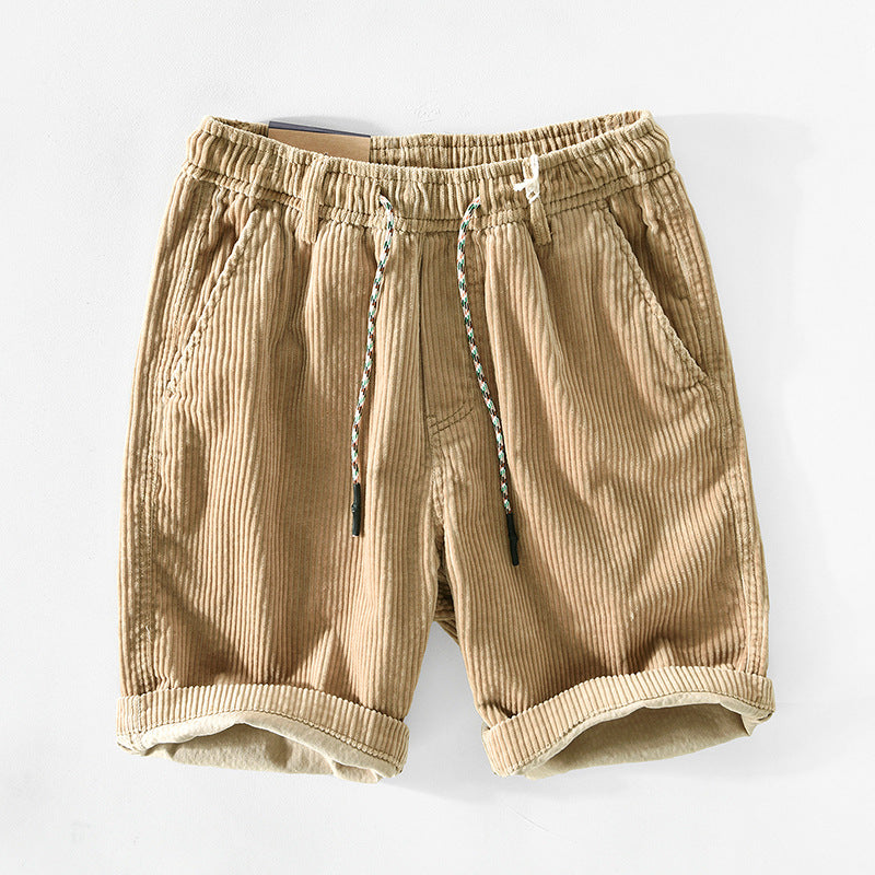 Viktor | Men’s Comfortable Summer Cord Shorts - Lunavitae