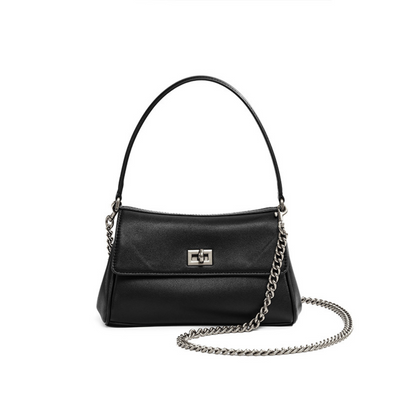 Nano Vintage-Style Leather Shoulder Bag