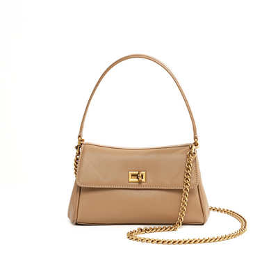 Nano Vintage-Style Leather Shoulder Bag