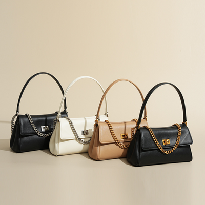 Nano Vintage-Style Leather Shoulder Bag