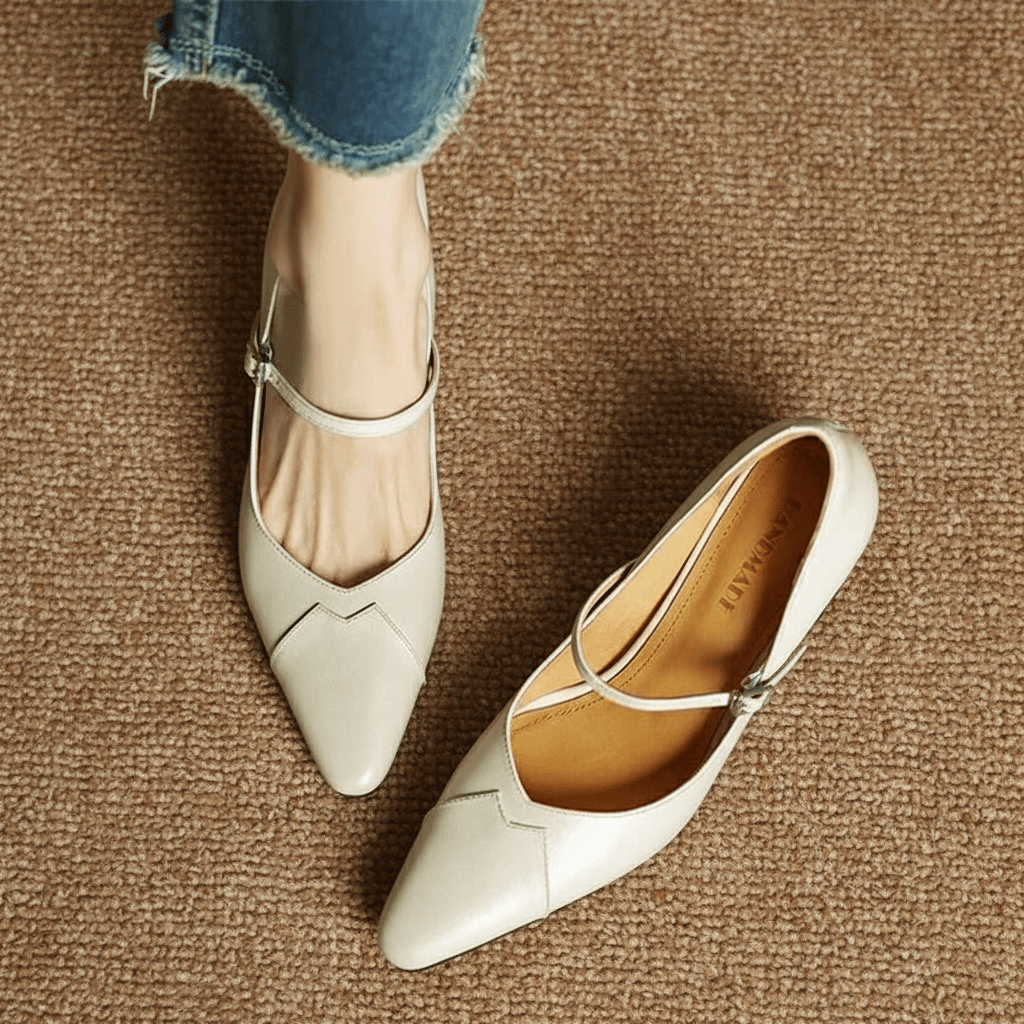 Womens Emily Genuine Leather Heels