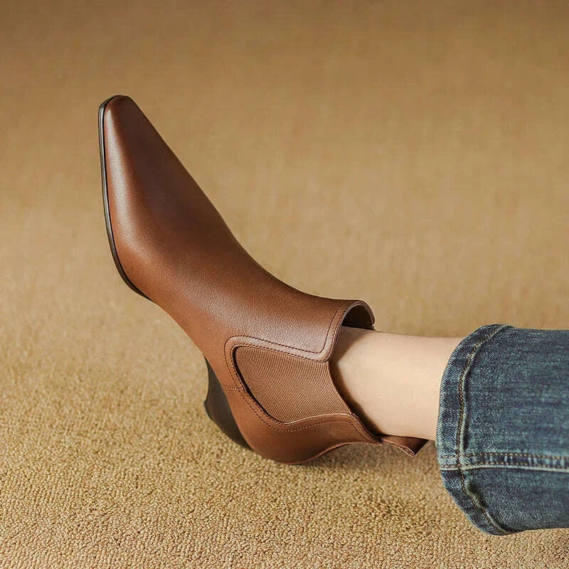 Womens Laira Genuine Leather Boots