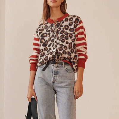Ferocia Leopard Sweater - Lunavitae