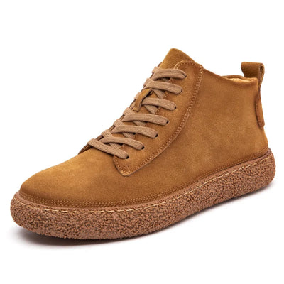 IVAN | Mens High Top Nubuck Leather Shoes