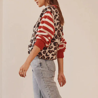 Ferocia Leopard Sweater - Lunavitae