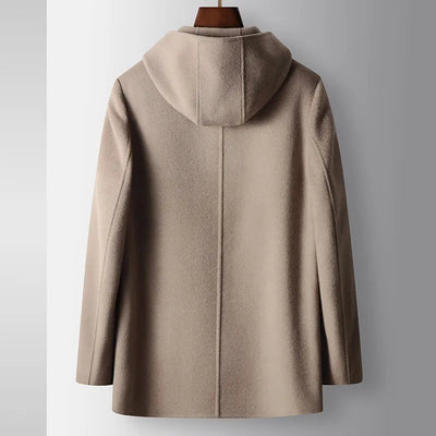 100% Woolen Hooded Coat - Lunavitae