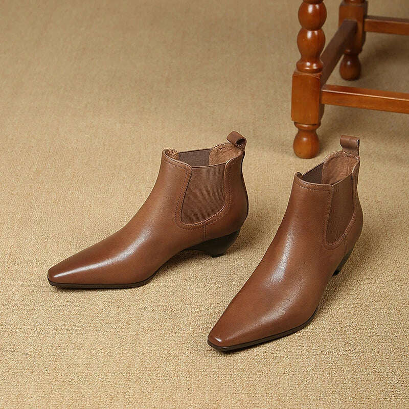 Womens Laira Genuine Leather Boots