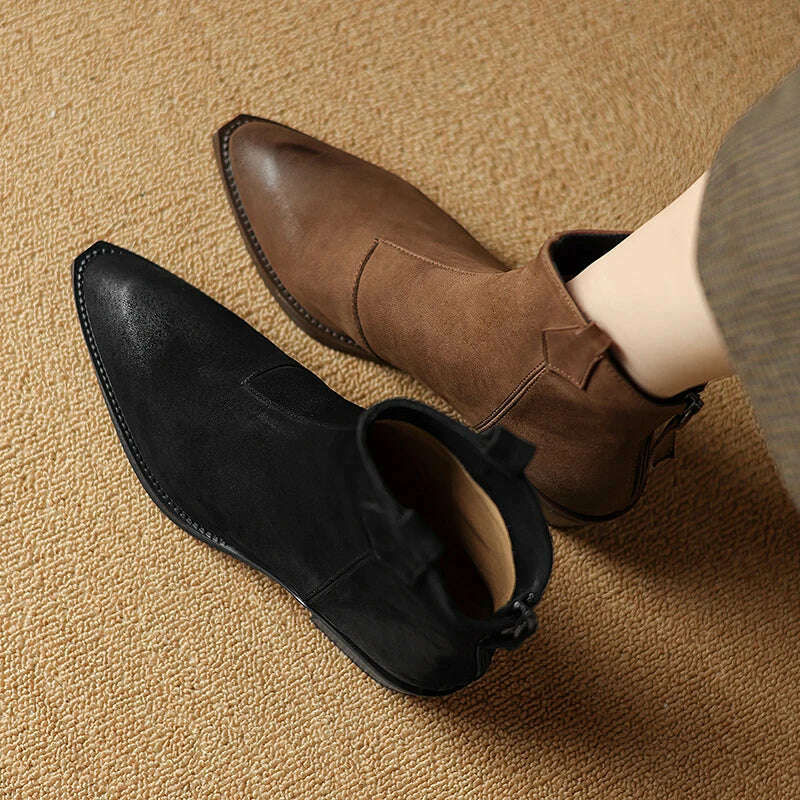 Womens Marley Genuine Leather Boots