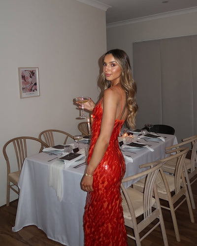 Kailani | Sequin Maxi Long Dress - Lunavitae