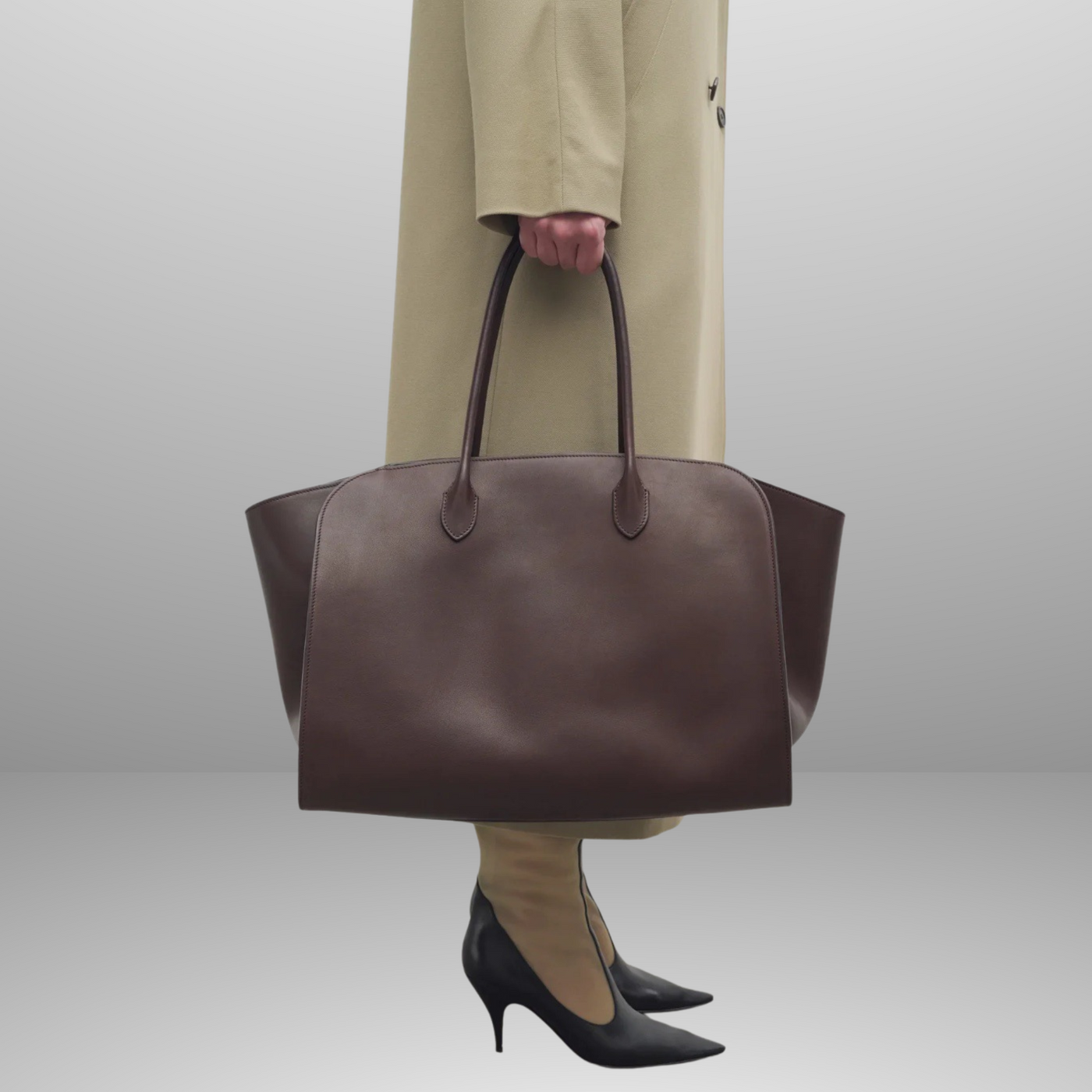 Large Luxurious Leather Tote Bag