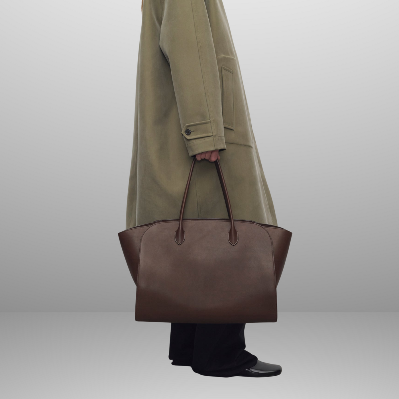 Large Luxurious Leather Tote Bag