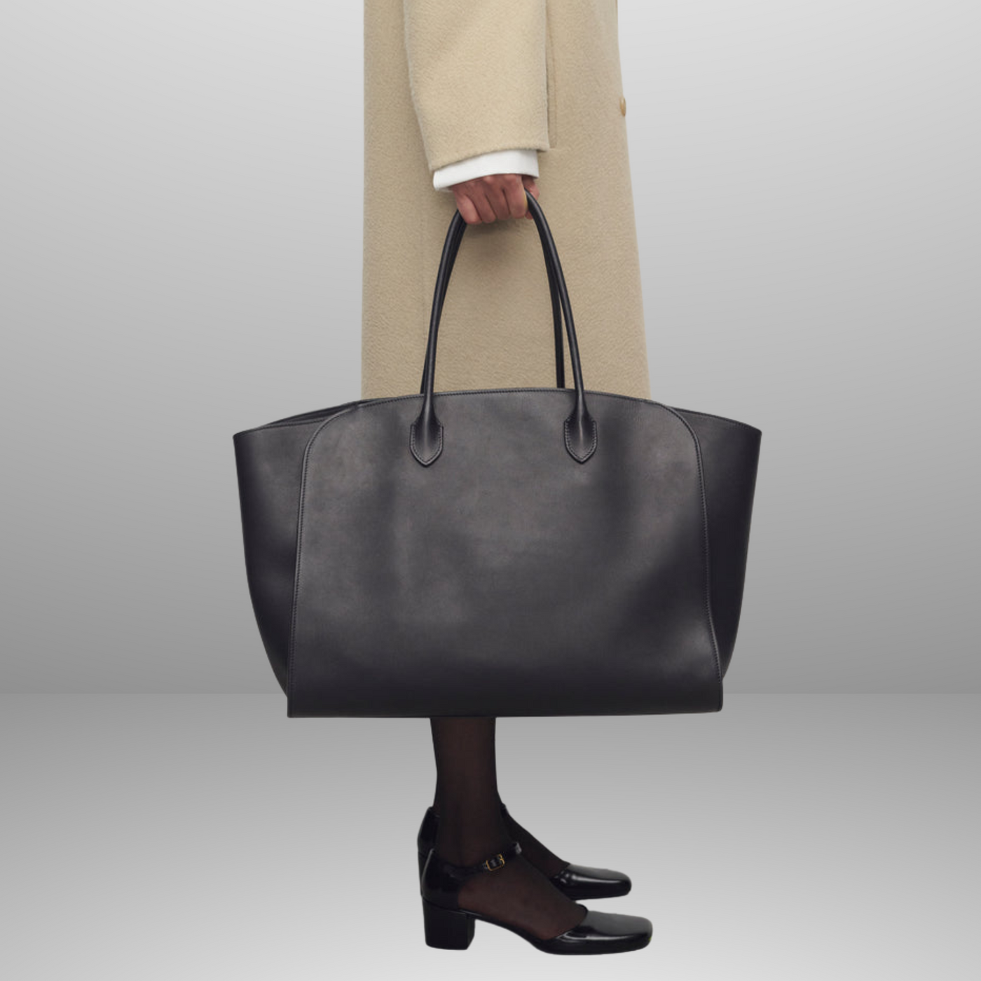 Large Luxurious Leather Tote Bag