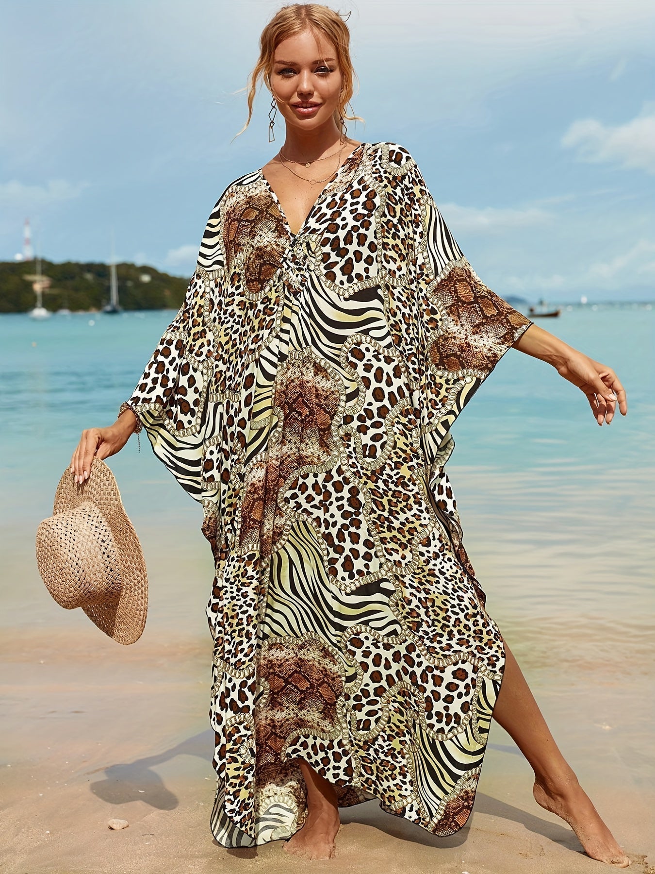 Tropical Bamboo Fiber Dress - Lunavitae