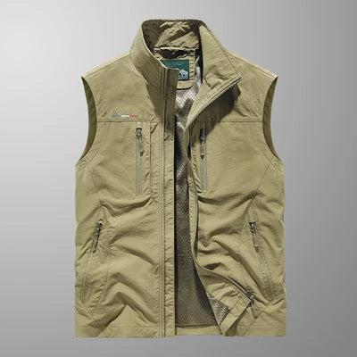 Vincent | Multi-Pocket Cargo Vest - Lunavitae