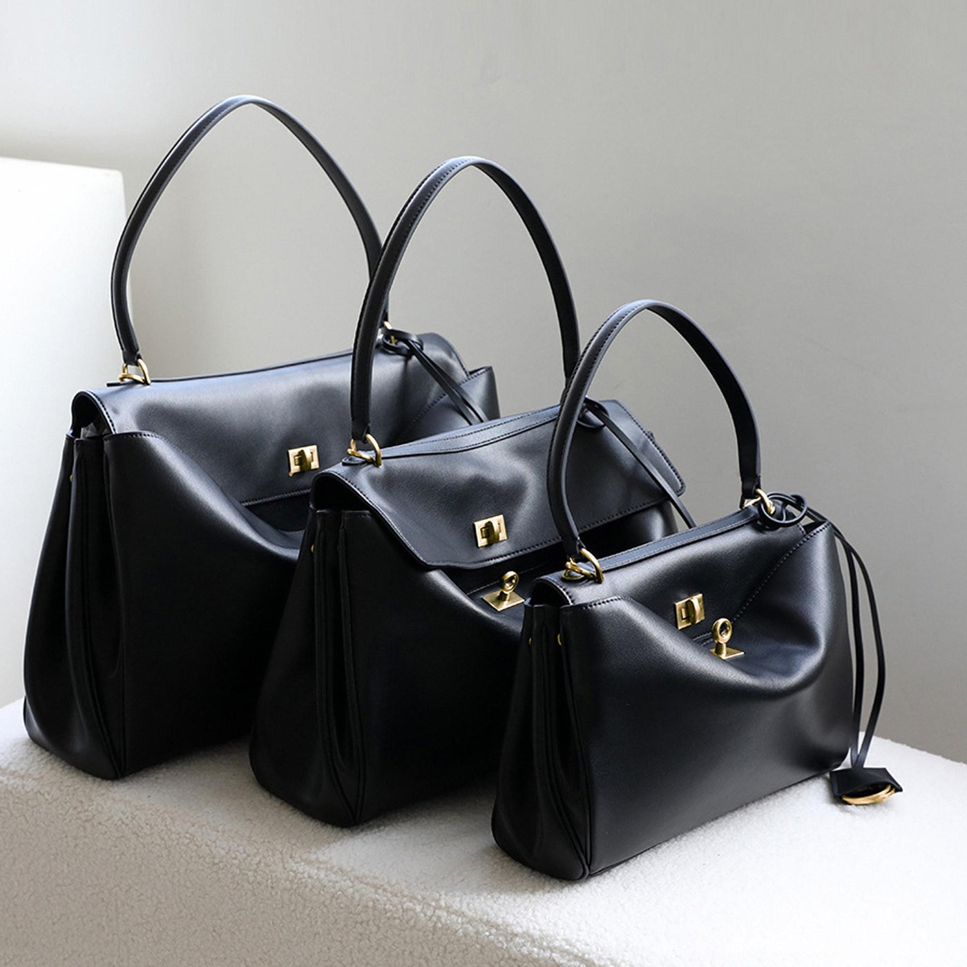 Minimalist Luxurious Soft Leather Handbag
