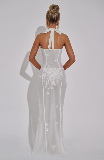 Jacqueline Maxi Dress - Ivory - Lunavitae