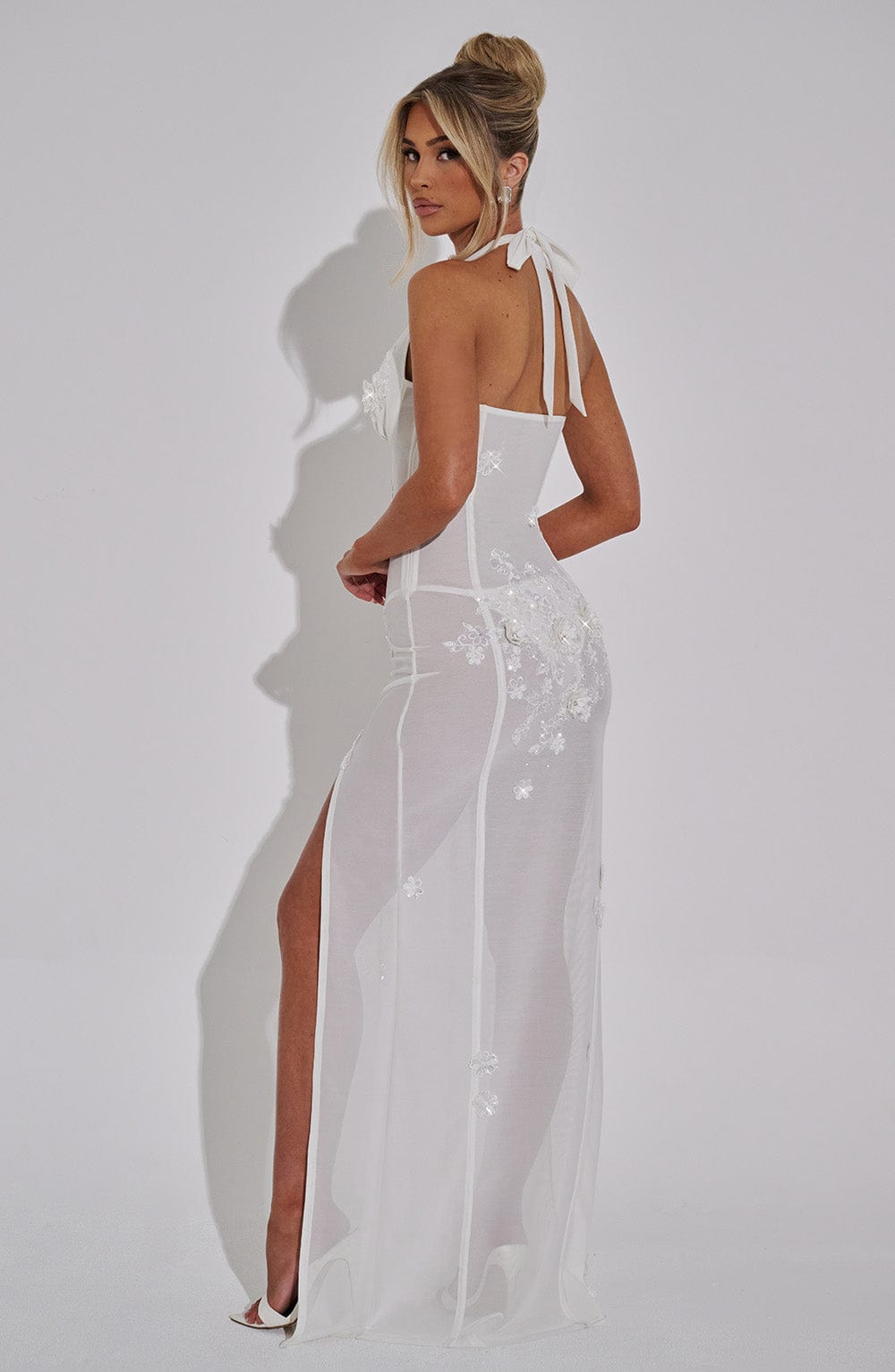 Jacqueline Maxi Dress - Ivory - Lunavitae