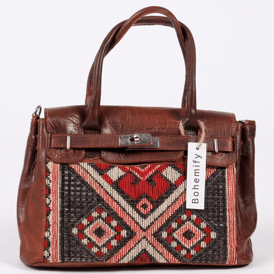 TheBerberHS Natural Leather x Kilim Handbag