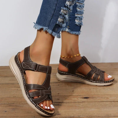 Womens Leather Orthopedic Sandals | LORAINE