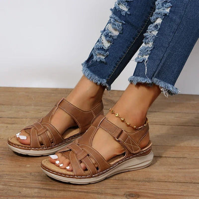 Womens Leather Orthopedic Sandals | LORAINE