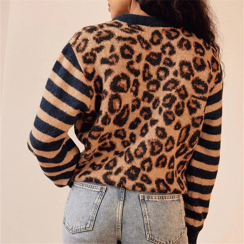 Ferocia Leopard Sweater - Lunavitae