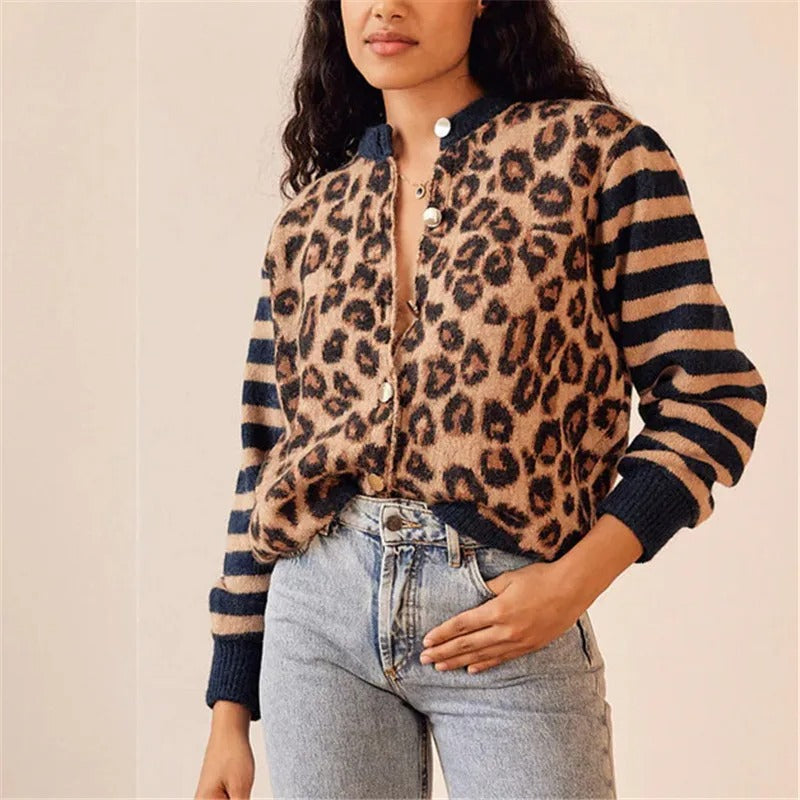 Ferocia Leopard Sweater - Lunavitae