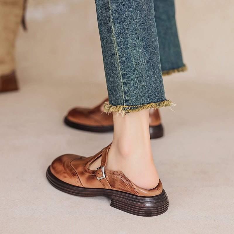 Althea™ Ladies Vintage Luxe Leather Shoes