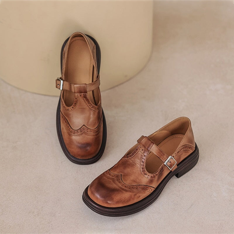 Althea™ Ladies Vintage Luxe Leather Shoes