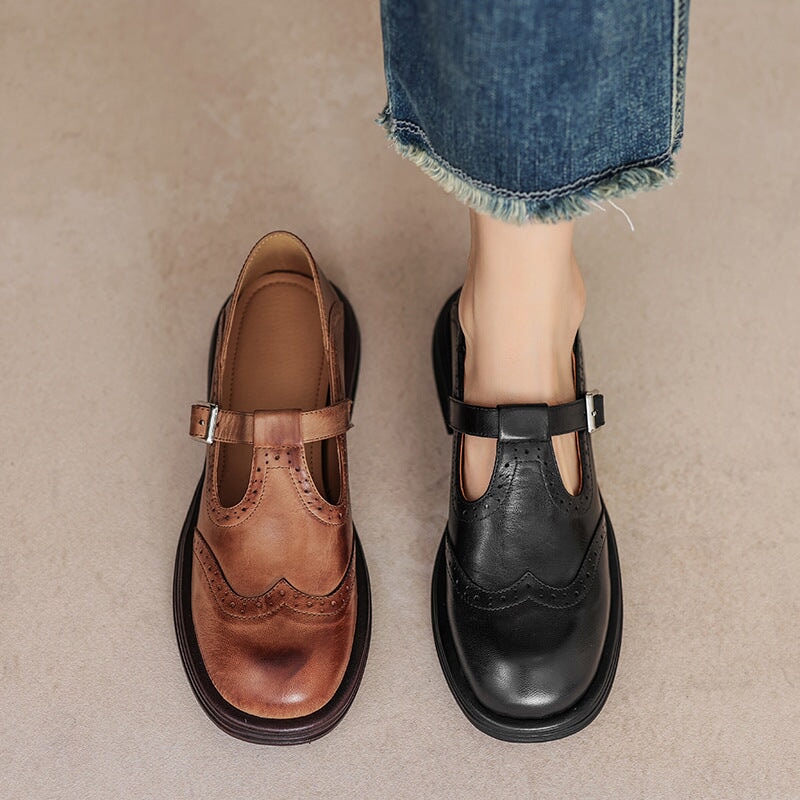 Althea™ Ladies Vintage Luxe Leather Shoes