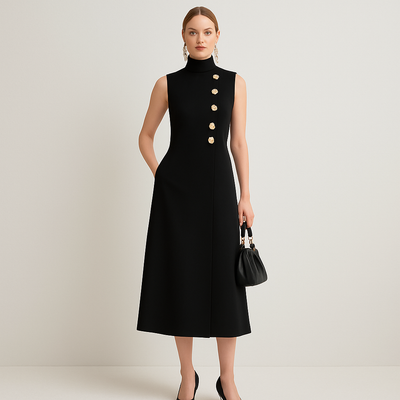Noir Majesty Dress - Lunavitae