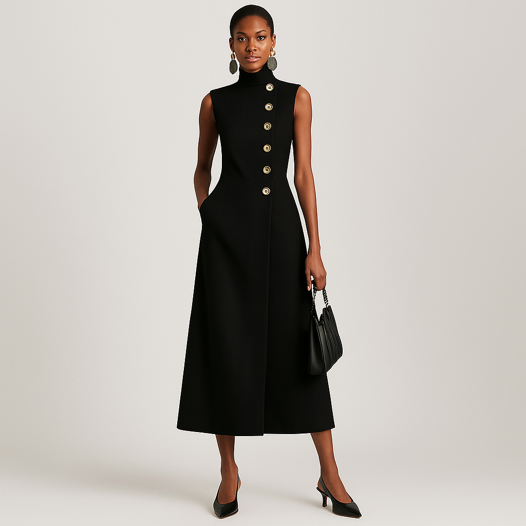 Noir Majesty Dress - Lunavitae