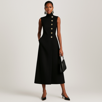 Noir Majesty Dress - Lunavitae